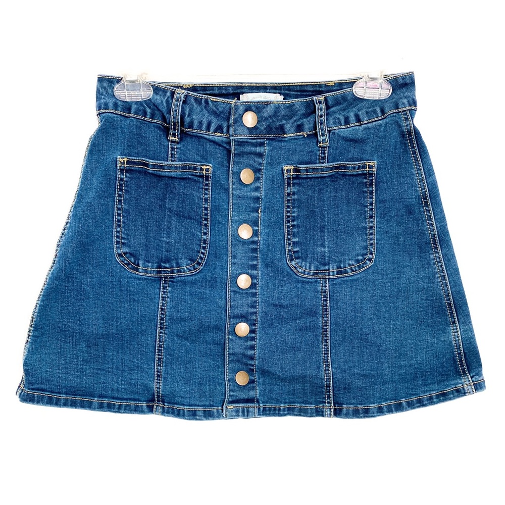 Altar’d state denim mini skirt